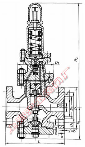 Y43H-40��Y43H-63 ���Ȍ�����ʽ�����p���y���μ��Y���ߴ�ʾ��D