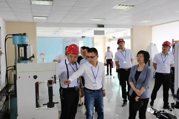 嘉定區(qū)副區(qū)長(zhǎng)陸祖芳等領(lǐng)導(dǎo)一行蒞臨我公司視察指導(dǎo)工作(圖5)